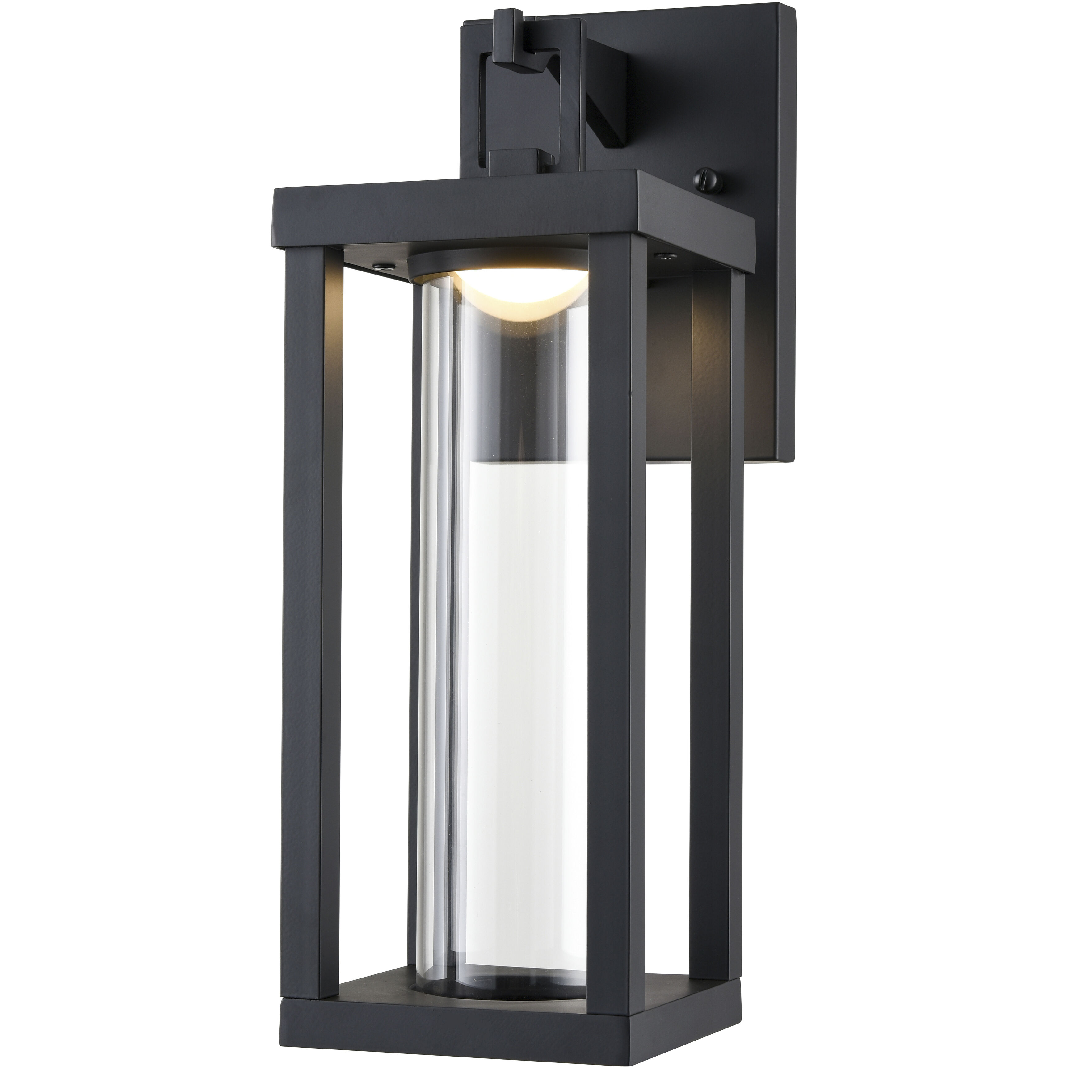 Dumont LED 13.75 inch Powder Coated Black Outdoor Wall Sconce